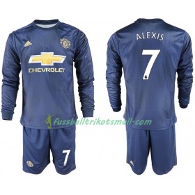 Fußballtrikots Manchester United ALEXIS 7 Kinder 2018-2019 Langarm Ausweichtrikot kaufen